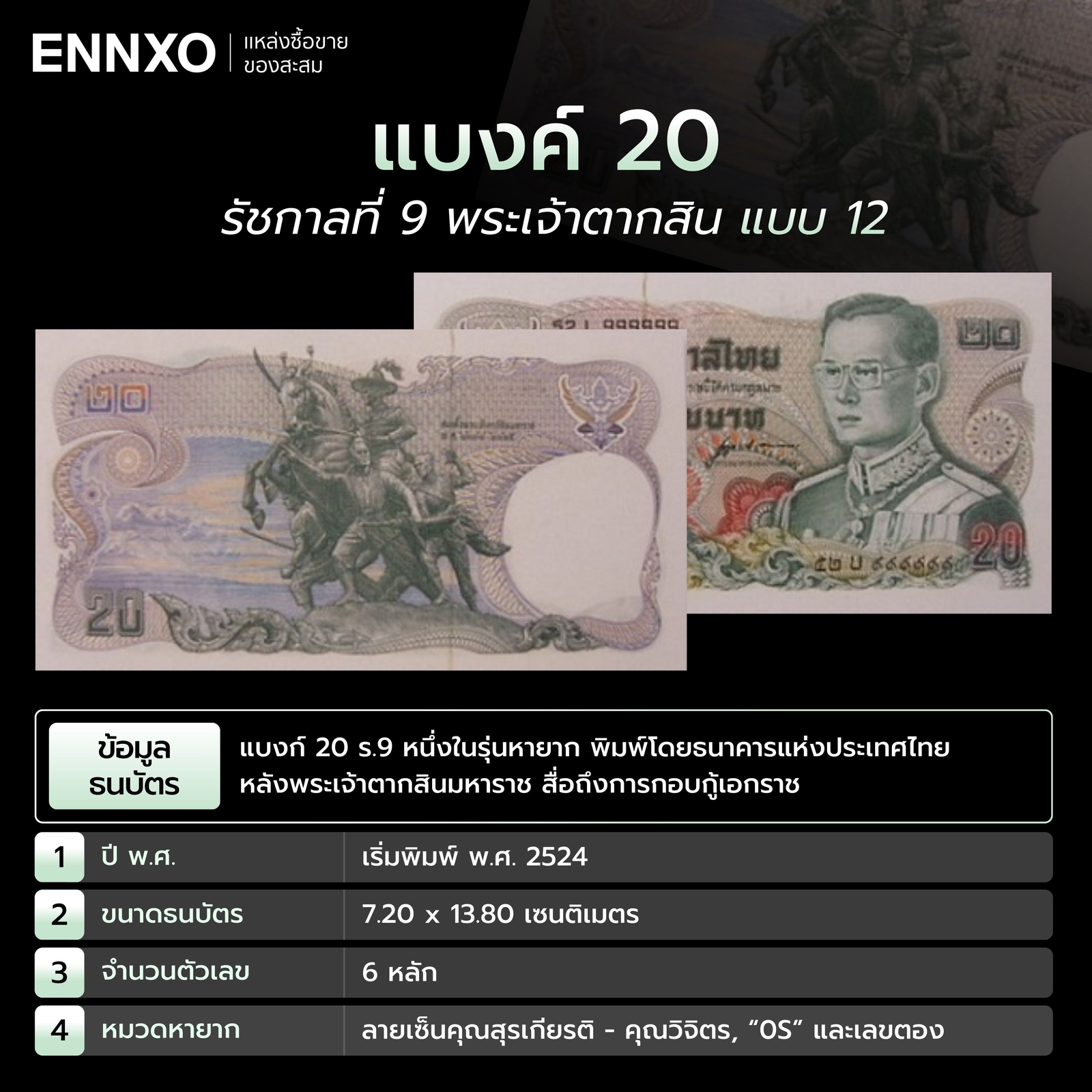 แบงค์-20-ร-9-หลังพระเจ้าตากสิน