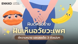 ฝันเห็นอวัยวะเพศ ผู้ชาย - หญิง ตีเลขเด็ด 3 ตัวแม่นๆ และความหมาย