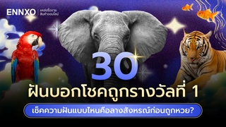 ฝันแบบไหน จะมีโชคใหญ่ ฝันลางบอกเหตุ จะถูกหวยรางวัลที่ 1