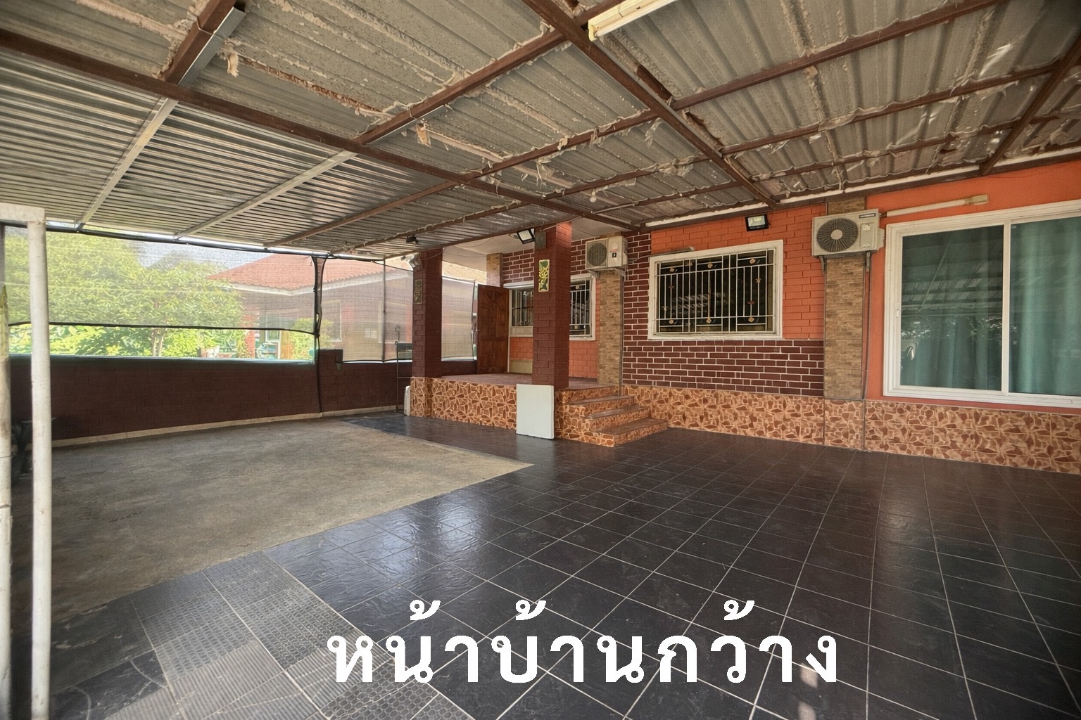 บ้านเดี่ยวชั้นเดียวยกสูง 3 นอน 2น้ำ 3 ที่จอดรถ 7