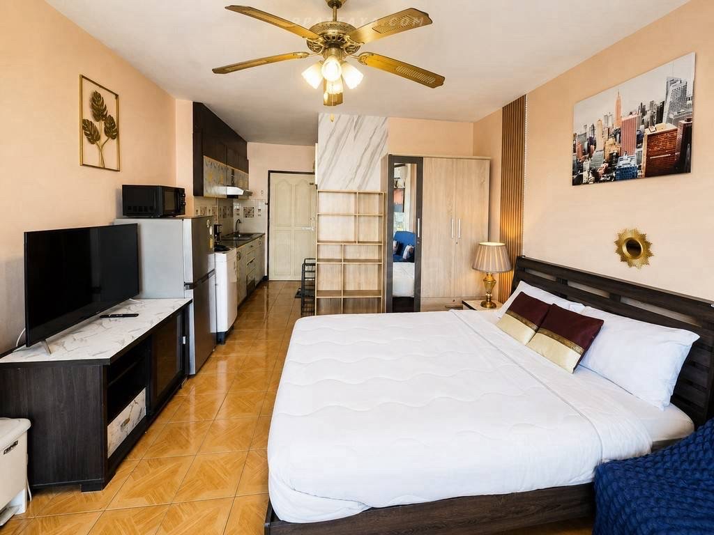 For Rent — Sea View Studio Condo at View Talay 1A Jomtien 32 sq.m.• Floor: 11• Sea view / Jomtien view• Fully furnished 4