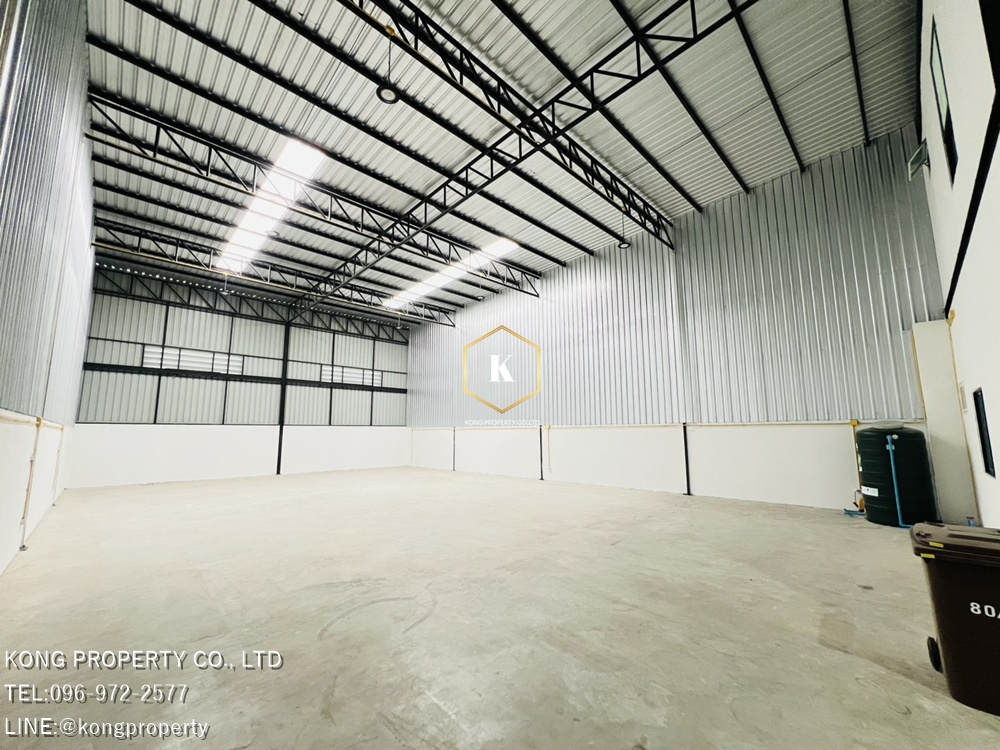 ให้เช่าโกดัง ลำลูกกา คลอง 3 ปทุมธานี 403 ตรม สร้างใหม่  สไตล์โมเดิร์น  4