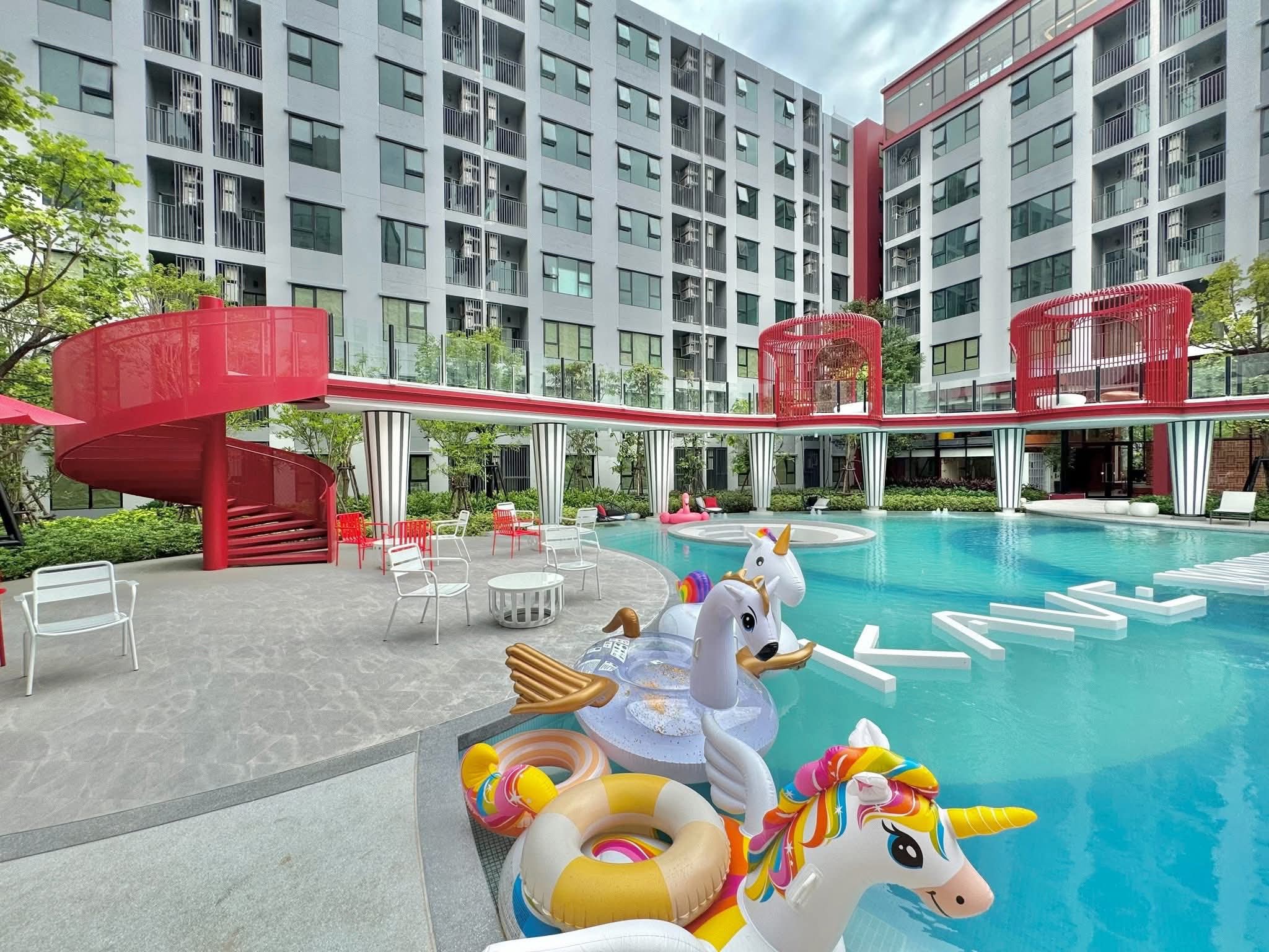 #Condo เลี้ยงสัตว์ได้ #KAVE WONDERLAND #ทำเลดีใกล้กับม.ธรรมศาสตร์ รังสิต  TU Mall,ทางด่วนอุดรรัถยา #ราคาพิเศษพค.69 นี้เท่านั้นราคาเริ่ม 2.14 ลบ. 14