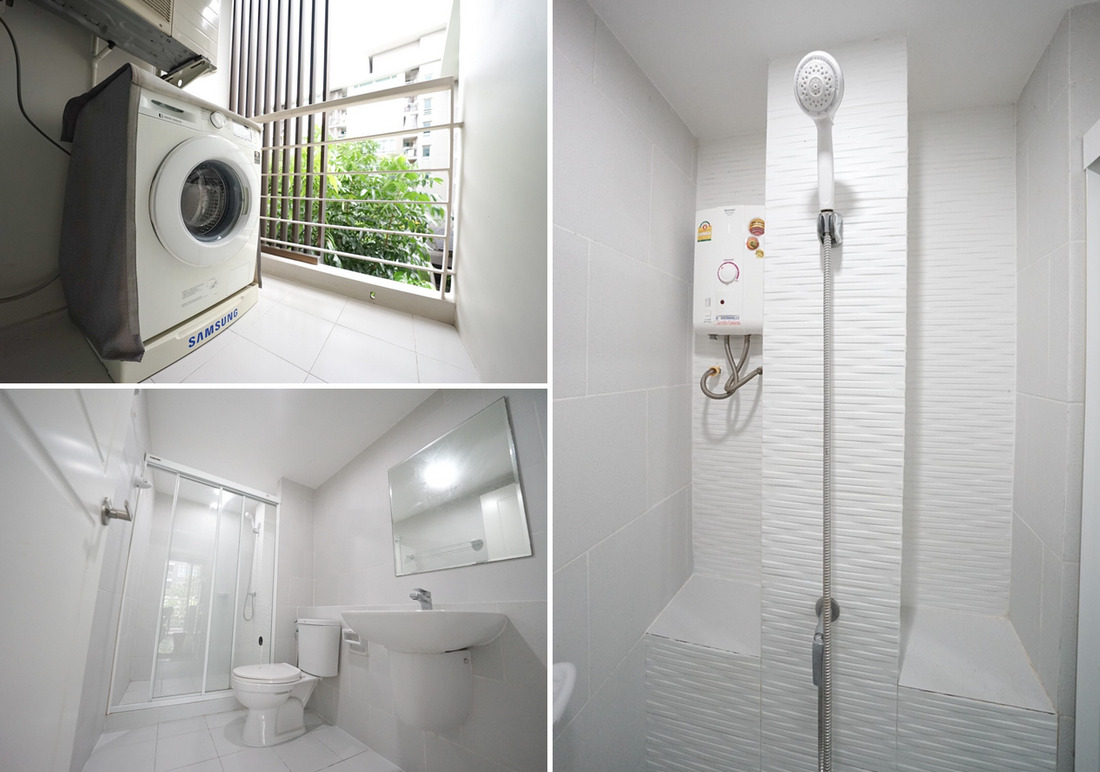 Condo Elements Srinakarin 38 ตารางเมตร 1 ห้องนอน ชั้น2 ตึก4 ทิศใต้ ตกแต่งครบ ติดสระว่ายน้ำ 7