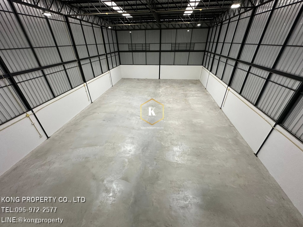 ให้เช่าโกดัง ลำลูกกา คลอง 3 ปทุมธานี 403 ตรม สร้างใหม่  สไตล์โมเดิร์น  7