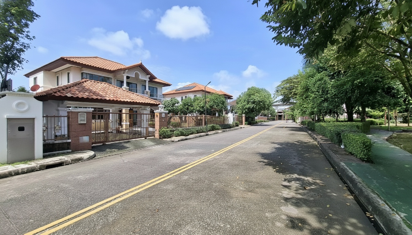 ขายบ้านหน้าสวน ศุภาลัย สุวรรณภูมิ ทำเลดีสุด ในพื้นที่ลาดกระบัง 2