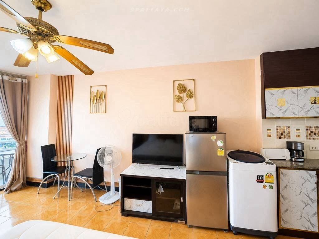 For Rent — Sea View Studio Condo at View Talay 1A Jomtien 32 sq.m.• Floor: 11• Sea view / Jomtien view• Fully furnished 5