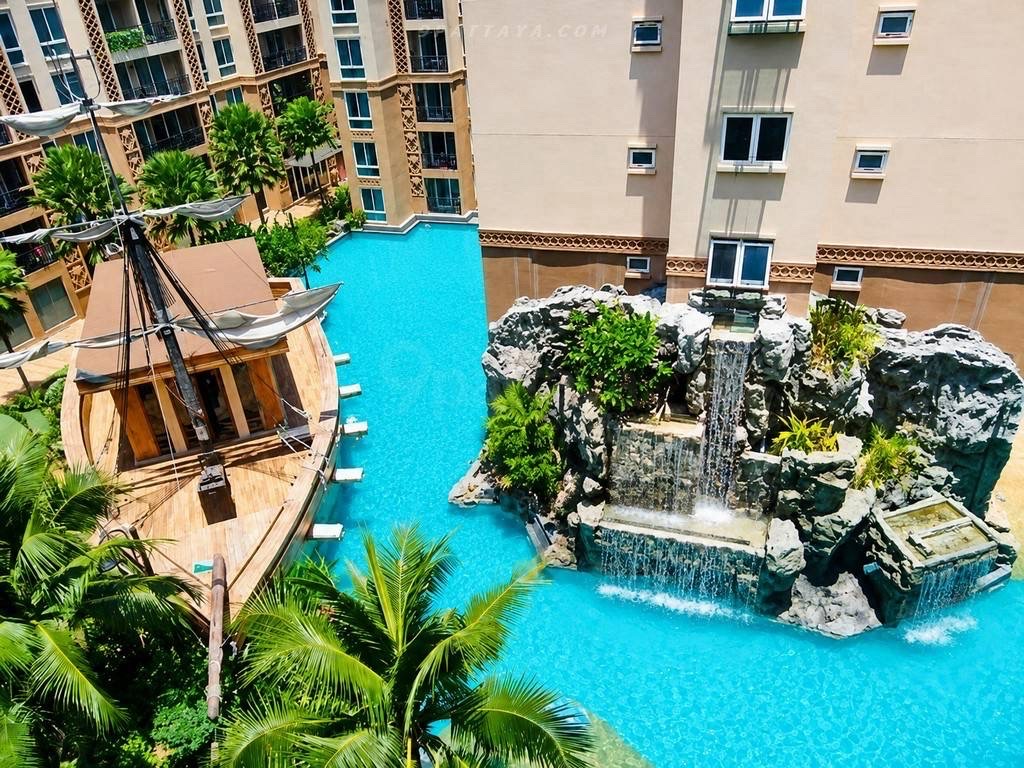 For Rent / For Sale — Newly Renovated 1-Bedroom Condo at Atlantis Condo Resort Pattaya 36 sq.m.• Floor: 5• Corner unit• North-facing room 11
