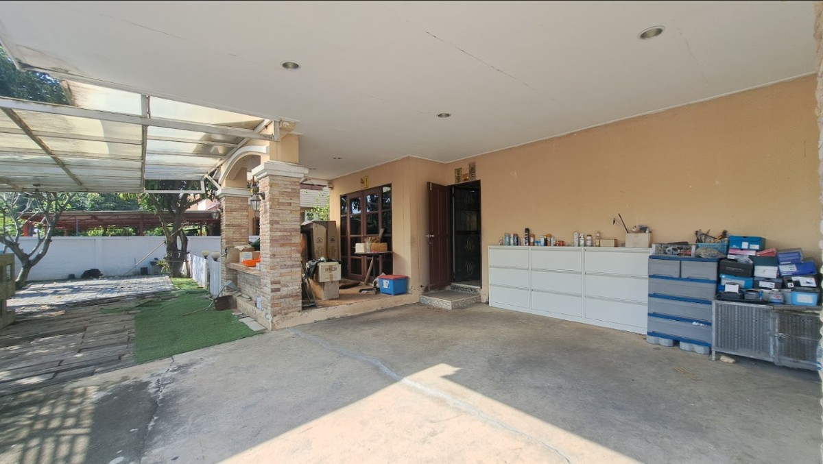 ขายบ้านเดี่ยวมือสอง หมู่บ้านณัฐชากรีนวิลล์ (Baan Natcha Greenville) ซ.กันตนา เนื้อที่ 96.3 ตร.ว. ใกล้เซ็นทรัลเวสต์เกต รถไฟฟ้าสายสีม่วงสถานีตลาดบางใหญ่ 7