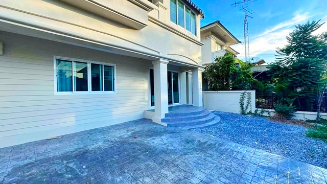 RIS รร.นานาชาติร่วมฤดี 2.0 กม. MRT มีนพัฒนา 700 ม. ให้เช่าบ้านเดี่ยว 2 ชั้น 316 ตร.ม. 100 ตร.วา. 4นอน 3 น้ำ ตลาดน้ำขวัญเ 1