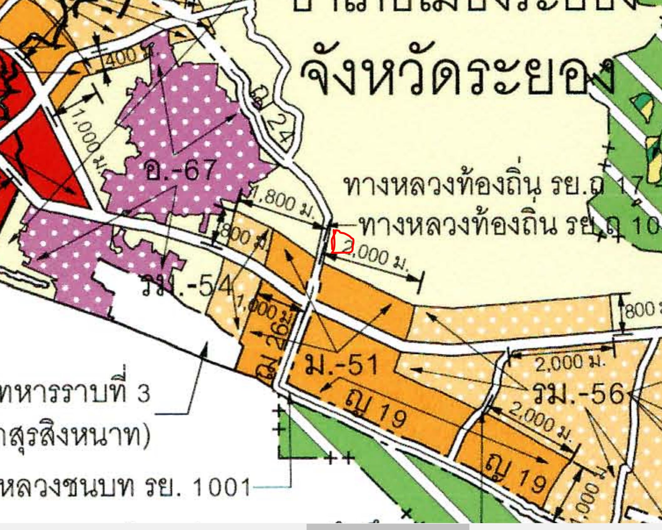 🌳🔥 ขายที่ดินแปลงใหญ่ 31 ไร่ ใกล้สุขุมวิท เพียง 1.3 กม. ต. ตะพง อ.เมืองระยอง 🔥🌳  หน้ากว้าง 280 เมตร ติดถนนใหญ่ เหมาะทำหมู่บ้านจัดสรร 11