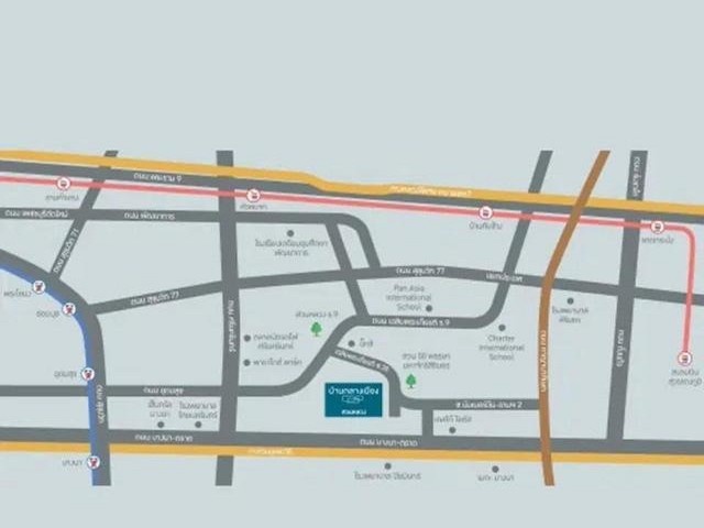 ให้เช่าทาวน์โฮม โครงการ บ้านกลางเมือง สวนหลวง ซอยเฉลิมพระเกียรติ ร.9 ซอย28 9