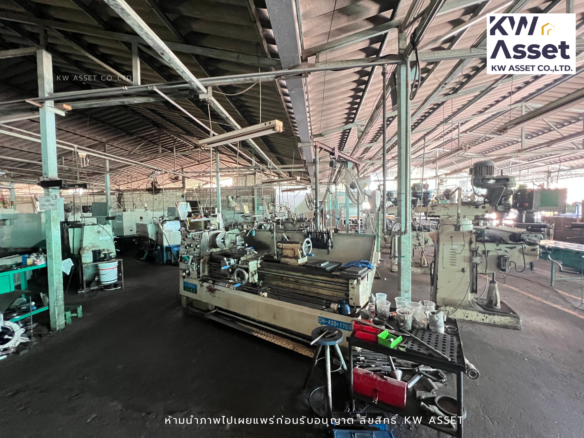 ขายกิจการโรงงานศรีราชาที่ดิน 5-0-94 ไร่ มีใบ รง.4 📍ชลบุรี  🟪ที่ดินผังสีม่วงลายจุด #KWASSET 14