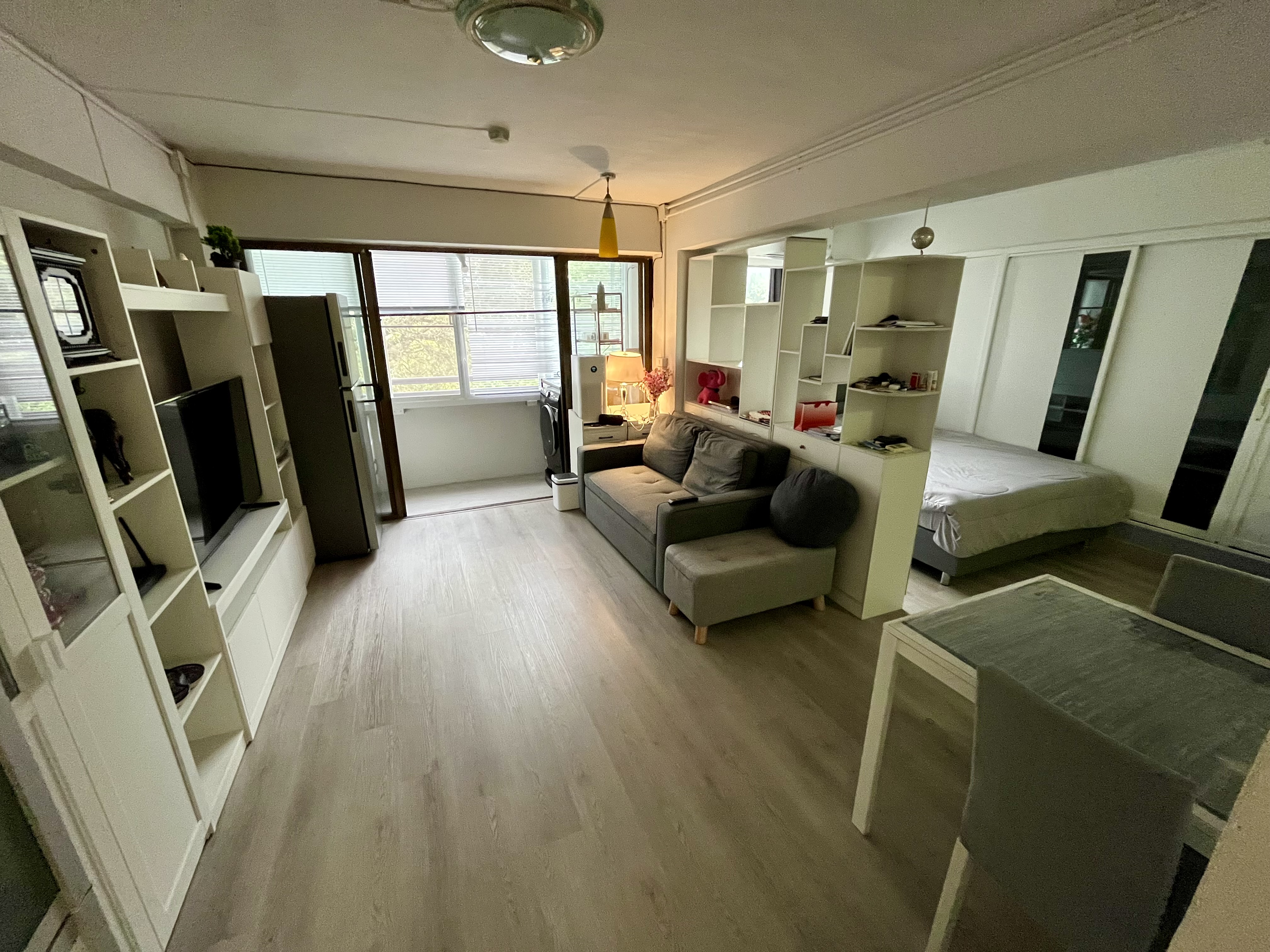 ห้องคอนโด 50 ตรม. 300 เมตรจาก BTS พญาไท ตกแต่งใหม่หมดทั้งห้อง พร้อมมุมเล่นยิม เดิน 300 เมตรจาก BTS พญาไท วิวต้นไม้ร่มรื่น 20