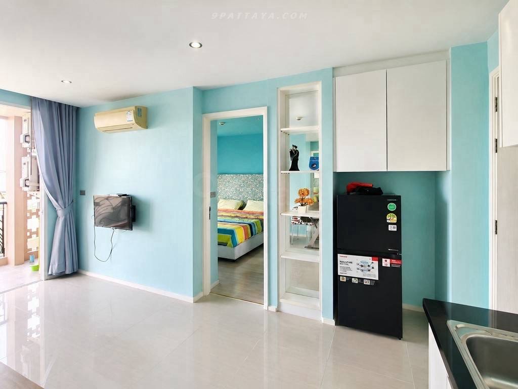 For Rent / For Sale — Newly Renovated 1-Bedroom Condo at Atlantis Condo Resort Pattaya 36 sq.m.• Floor: 5• Corner unit• North-facing room 4