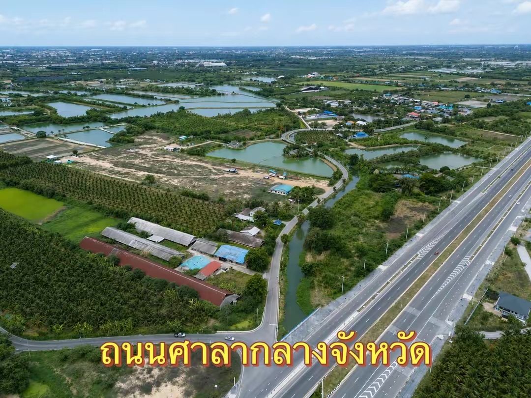 ขายทีดินจังหวัดนครปฐมถนนศาลากลางจังหวัด 3