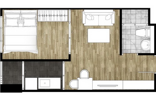 ขายคอนโด เอพลัส 2 รัตนาธิเบศร์ ชั้น 6 ทำเลดี ใกล้ MRT บางกระสอ เพียง 200 เมตร 13