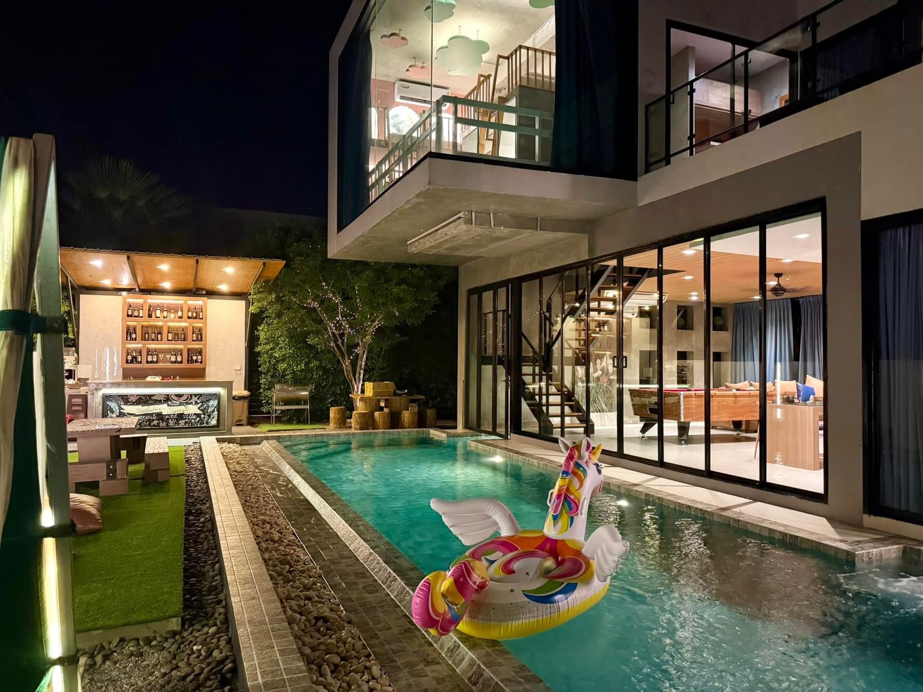 ขาย/ให้เช่า บ้าน Pool Villa หัวหิน 100 ตรว. ขนาด 4 ห้องนอน 4 ห้องน้ำ วิวภูเขา ห่างทะเล 5-10 นาที โทร 06-37515164 10