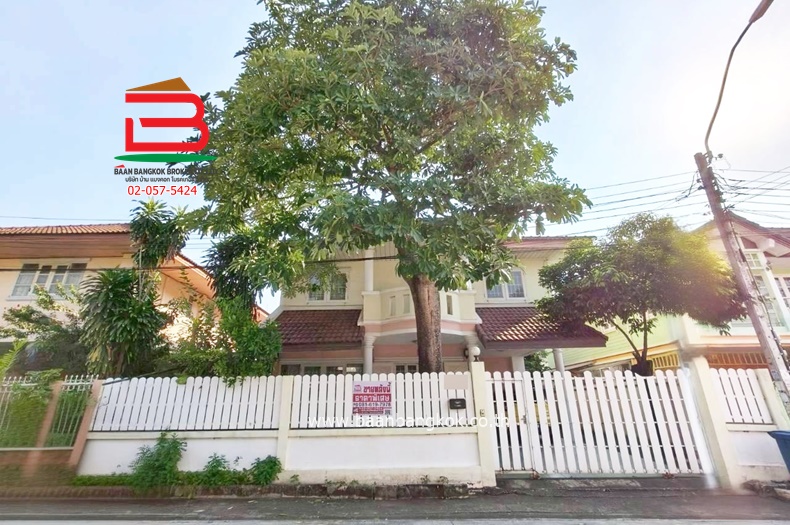 บ้านเดี่ยว เนื้อที่ 58.8 ตร.ว. หมู่บ้าน ซิลค์ วิลเลจ (สายไหม 54) ใกล้ปตท.สายไหม 56 ถนนสายไหม แขวงสายไหม เขตสายไหม 1