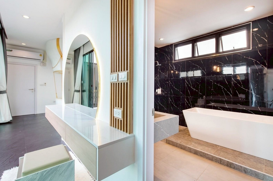 La Mer Pool Villa Hua Hin พูลวิลล่าหัวหินสุดหรู 100 ตารางวา 4 ห้องนอน 4 ห้องน้ำ ตกแต่งพร้อมเข้าอยู่ 10