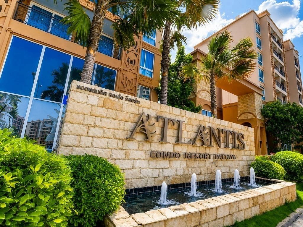 For Rent / For Sale — Newly Renovated 1-Bedroom Condo at Atlantis Condo Resort Pattaya 36 sq.m.• Floor: 5• Corner unit• North-facing room 12