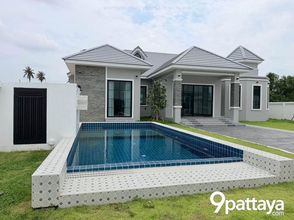 บ้านเดี่ยวห้วยใหญ่ พร้อมสระว่ายน้ำส่วนตัว | พัทยา ชลบุรี — บ้านเดี่ยวพร้อมอยู่ 4 ห้องนอน 4 ห้องน้ำ บนที่ดินประมาณ 200 ตร.ว. พร้อมสระว่ายน้ำส่วนตัว 11