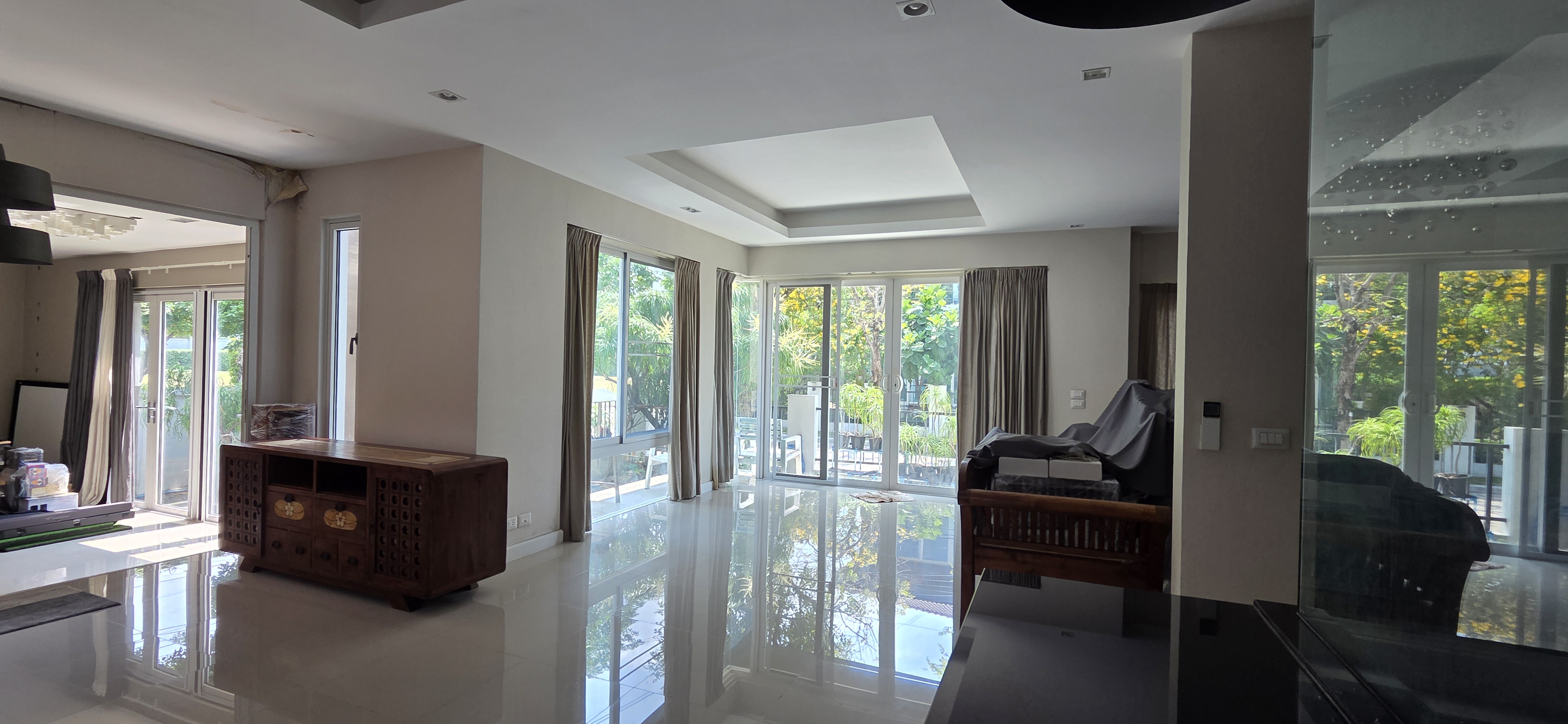 บ้านเดี่ยวหลังมุมในโครงการลัดดารมย์บางนา 6