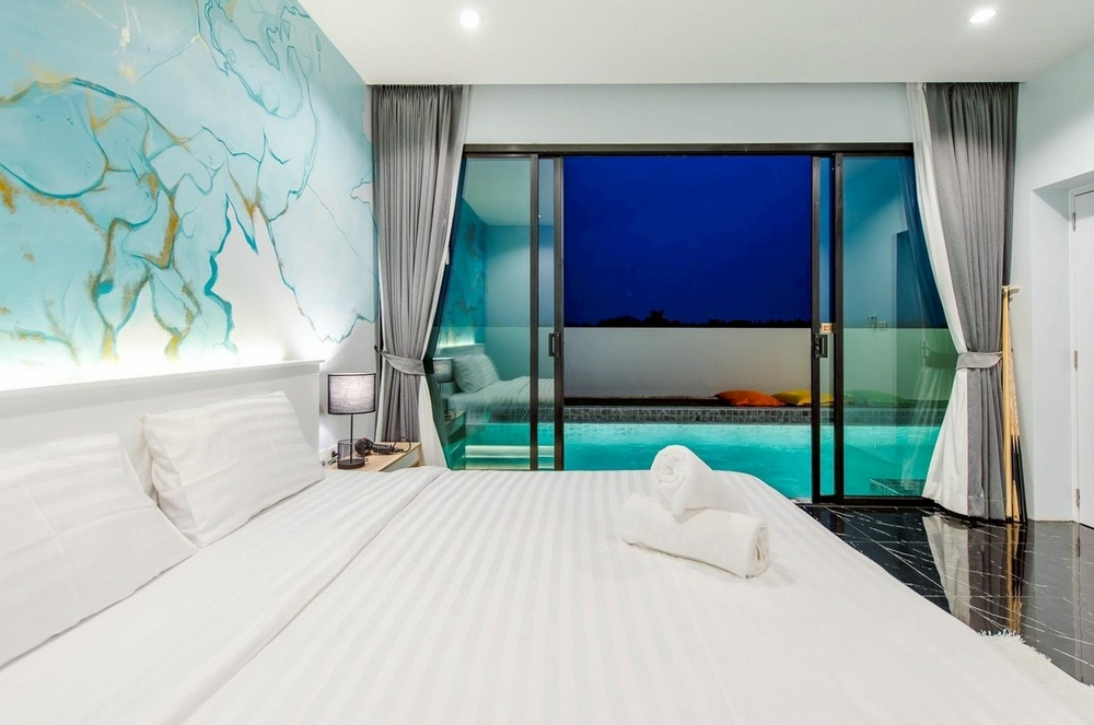 La Mer Pool Villa Hua Hin พูลวิลล่าหัวหินสุดหรู 100 ตารางวา 4 ห้องนอน 4 ห้องน้ำ ตกแต่งพร้อมเข้าอยู่ 7