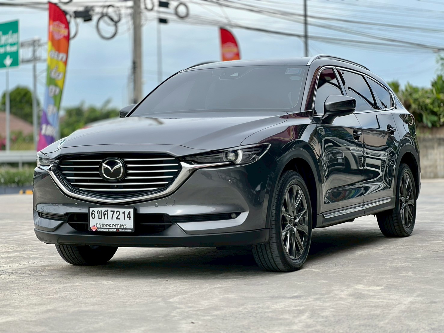 ปี 2020 MAZDA CX-8, 2.2 XDL EXCLUSIVE โฉม ปี19-ปัจจุบัน สีเทา เกียร์ออโต้ ดีเซล มือเดียวป้ายแดง 