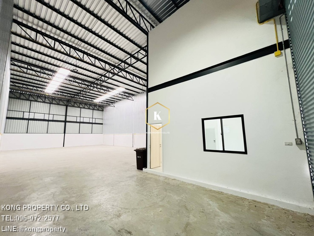 ให้เช่าโกดัง ลำลูกกา คลอง 3 ปทุมธานี 403 ตรม สร้างใหม่  สไตล์โมเดิร์น  3