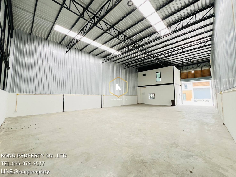 ให้เช่าโกดัง ลำลูกกา คลอง 3 ปทุมธานี 403 ตรม สร้างใหม่  สไตล์โมเดิร์น  6