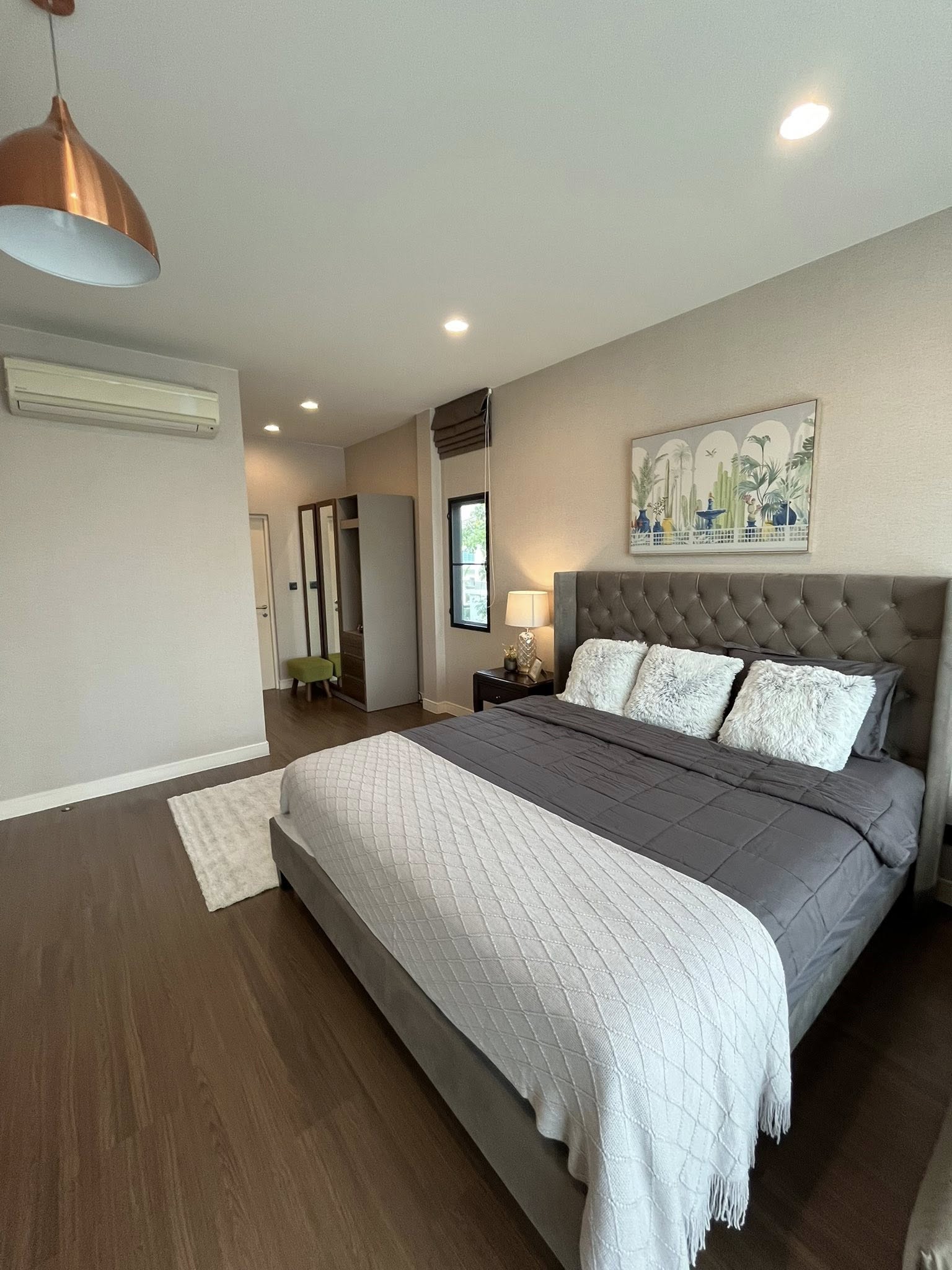 ให้เช่าบ้านเดี่ยว 2 ชั้น หมู่บ้าน เศรษฐสิริ กรุงเทพกรีฑา  รีโนเวทใหม่ทั้งหมด 7