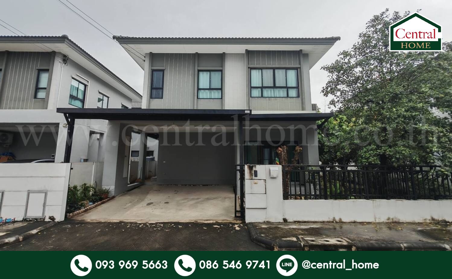 บ้านเดี่ยว หมู่บ้านสัมมากร ชัยพฤกษ์ - วงแหวน 2 ถูกที่สุดในโครงการ 1