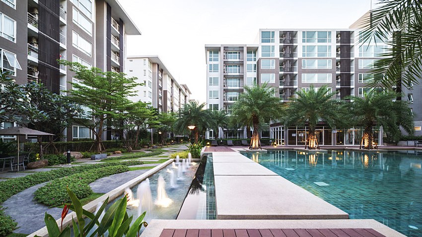 Condo Elements Srinakarin 38 ตารางเมตร 1 ห้องนอน ชั้น2 ตึก4 ทิศใต้ ตกแต่งครบ ติดสระว่ายน้ำ 8
