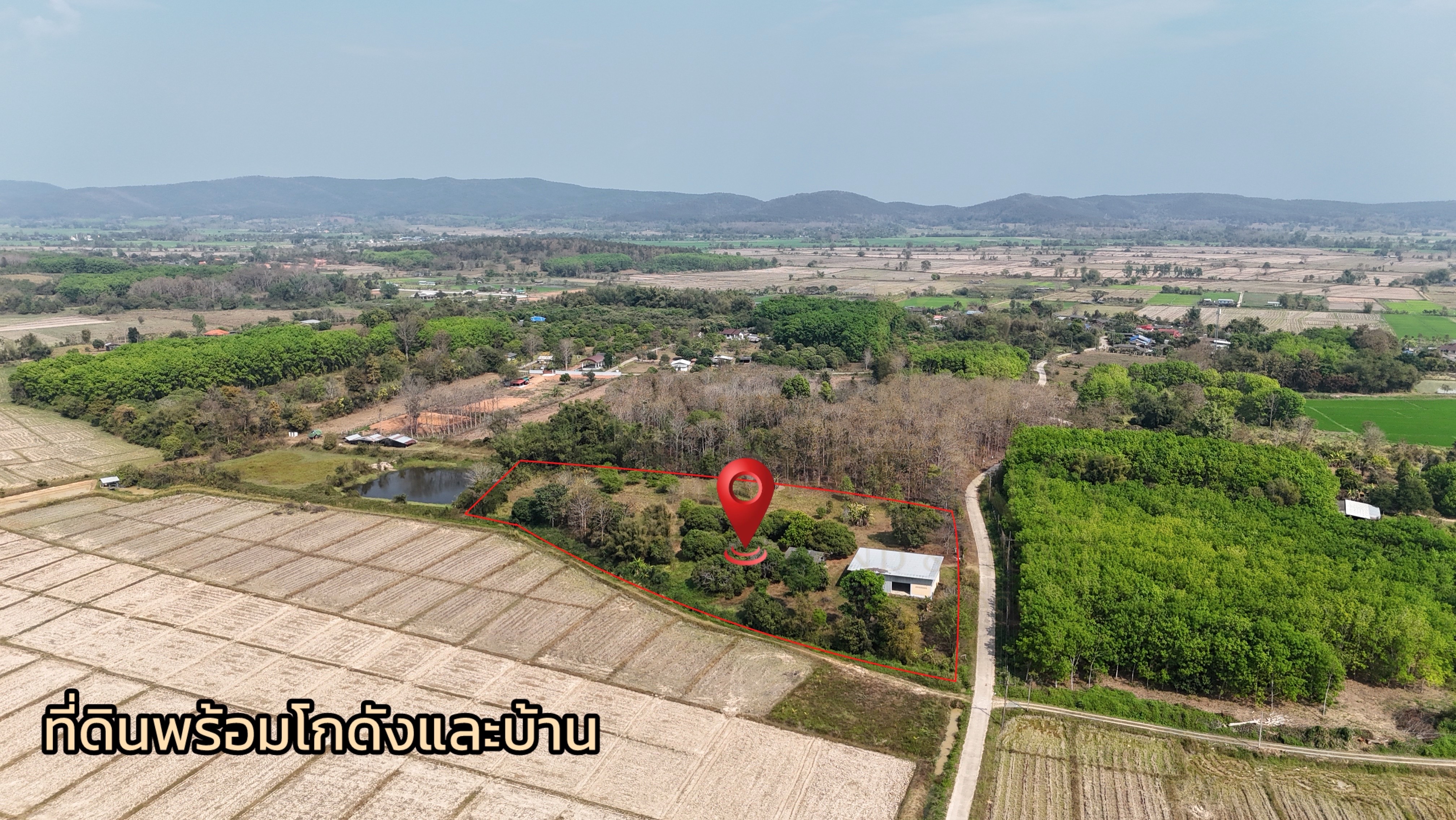 ขายที่ดินเปล่าพร้อมโกดังและบ้าน บ้านจำปู ต.เจริญเมือง อ.พาน จ.เชียงราย 57120 1