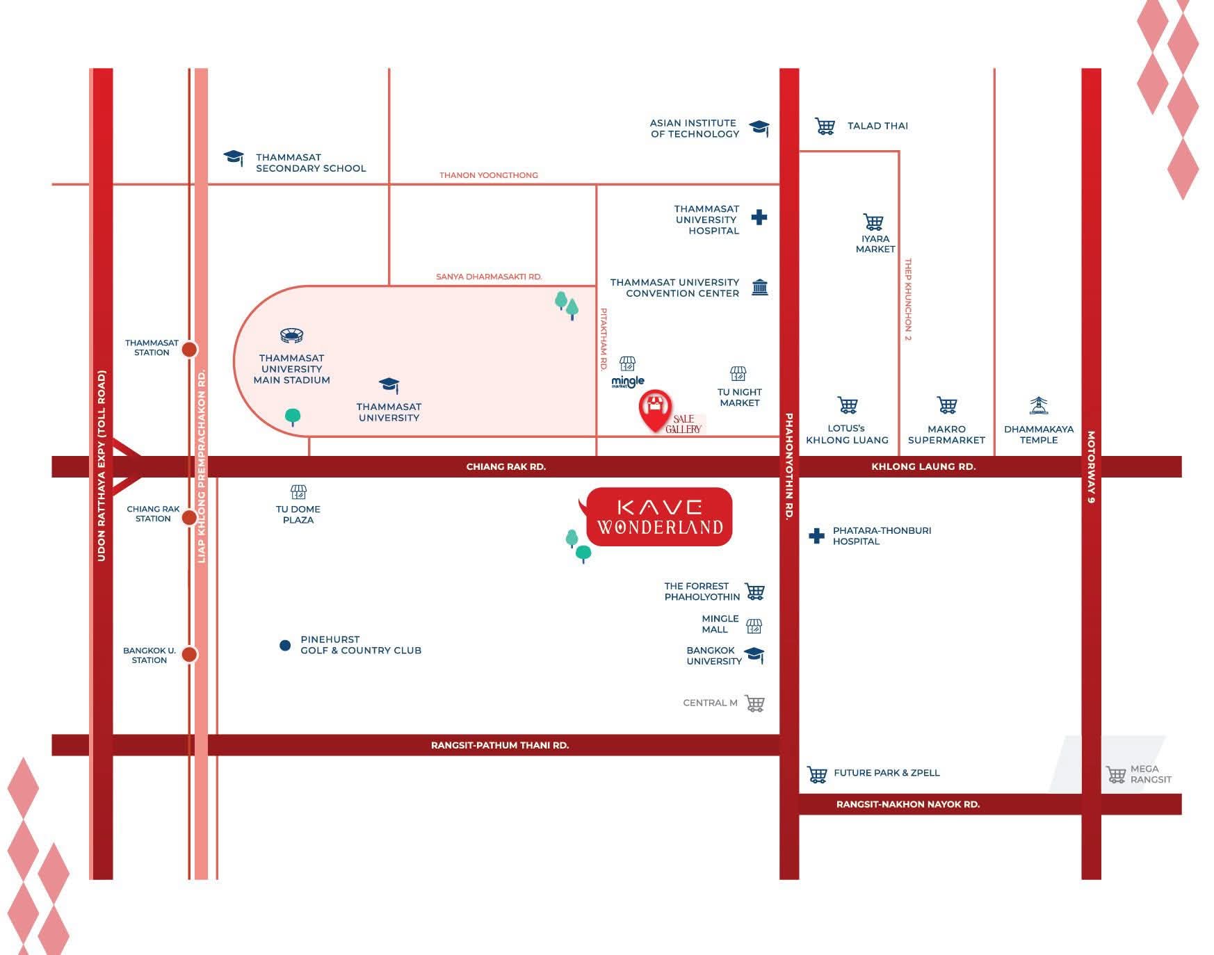 #Condo เลี้ยงสัตว์ได้ #KAVE WONDERLAND #ทำเลดีใกล้กับม.ธรรมศาสตร์ รังสิต  TU Mall,ทางด่วนอุดรรัถยา #ราคาพิเศษพค.69 นี้เท่านั้นราคาเริ่ม 2.14 ลบ. 8