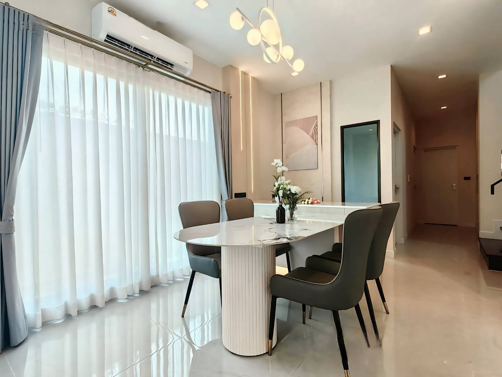U1447 ให้เช่าบ้านเดี่ยว2ชั้น หมู่บ้าน บางกอก บูเลอวาร์ด บางนา กม.5 Bangkok Boulevard Bangna Km.5 บ้านพร้อมเฟอร์ ทำเลดีเดินทางสะดวกเข้าออกได้หลายทาง 4