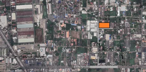 ที่ดินสนามบินน้ำ นนทบุรี48 2ไร่ 120,000บ./วา พร้อมแบบอนุญาตอพาร์ทเมนต์ 5 ชั้น รูปที่ 4