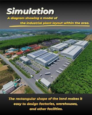 ขายที่ดิน 48 ไร่ ผังม่วงลาย ถมแล้ว ใกล้ BYD / WHA36 เขต EEC ทำโรงงานได้ ...