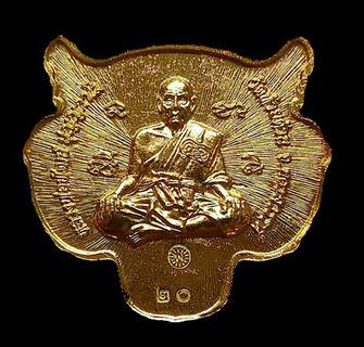 เหรียญหน้าเสือ หลวงพ่อพัฒน์ รุ่น พยัคฆ์๕แผ่นดิน วัดธารทหาร(ห้วยด้วน) รูปที่ 2