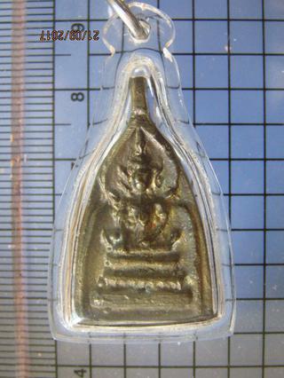 x063 เหรียญหล่อโบราณหลวงพ่อทอง วัดเขาตะเครา ปี2490 จ.เพชรบุรี รูปที่ 2
