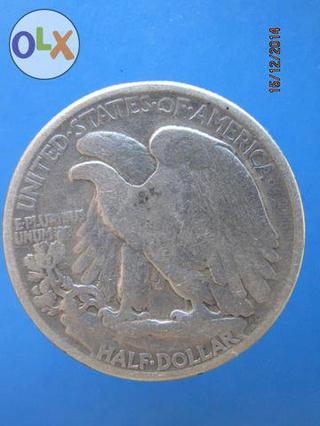 890 เหรียญเนื้อเงินล้วน  HALF DOLLAR ปี1964 1962 1942 รูปที่ 3