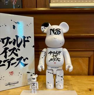 BE@RBRICK × NAS × APPLEBUM 100％ & 400% medicom toy be@rbrick applebum apple bum nas 100 400