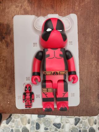 BE@RBRICK DEADPOOL 100％ &amp; 400％ × 1 BE@RBRICK SERIES 50