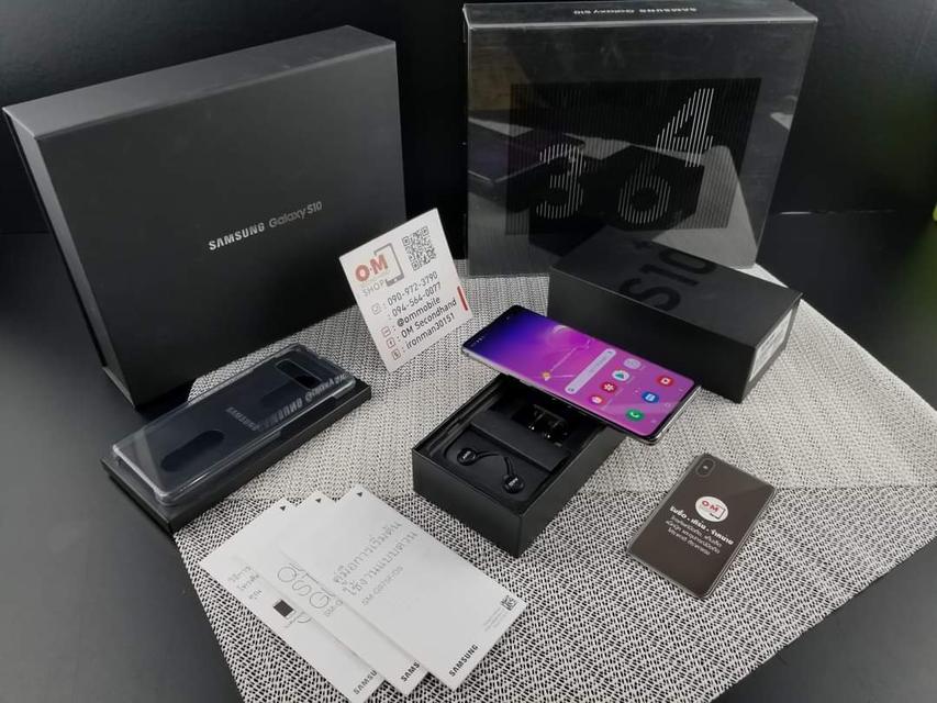 ขาย/แลก Samsung Galaxy S10 Plus 8/512 Ceramic Black แท้ ขาดเข็มจิ้มถาดซิม เพียง 9,900 บาท  1