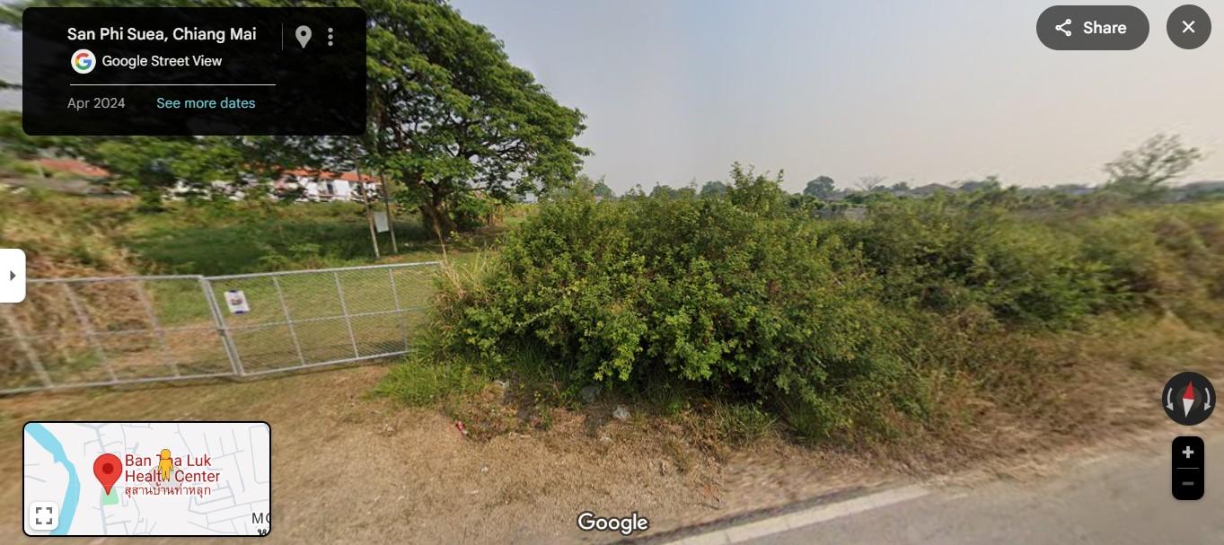 ที่ดินติดถนนให้เช่า ซอยหมู่บ้านธนวรรณ ถนนสุขสัญจร ต.สันผีเสื้อ อ.เมืองเชียงใหม่ จ.เชียงใหม่    4