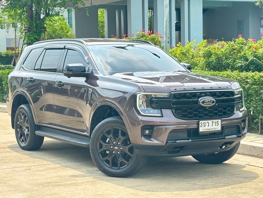 Ford Everest 2.0 Sport 2022/23 น้ำตาล ไมล์ 50,000+-