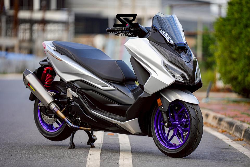 2023 Honda 🔥Forza 350 RS ปี 2023 สีเทาซิลเวอร์ | แต่งครบ หล่อจัด ใช้เงินน้อย! 🔥 13