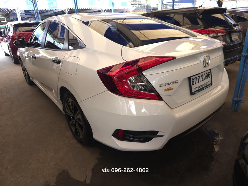 ปี 2017 #HONDA #CIVIC #FC 1.5 Turbo A/T (6กค 2096 กทม) **เลขไมล์ 129,xxx km. สีขาว ( ถ่ายจากสถานที่จริง) รูปที่ 6