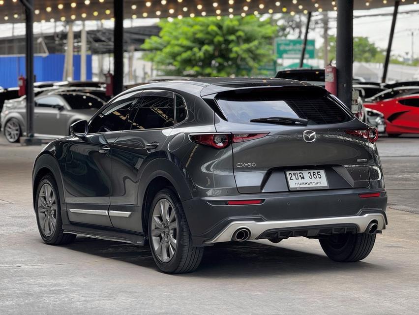 Mazda CX-30 2.0 SP  TOP. ปี 2021 สีเทาดำ     ออ รูปที่ 4